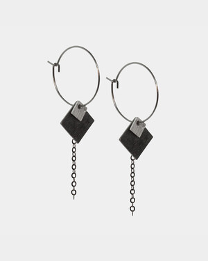 Square Silver/Black